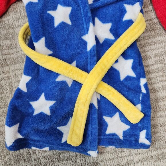 DC Comics Wonder Woman girl's plush robe with hood size S - Picture 5 of 12